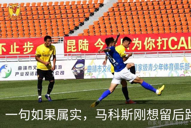 一句如果属实，马科斯刚想留后路，莎拉当场读成公开承认