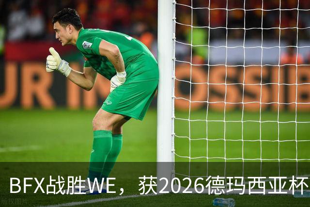 BFX战胜WE，获2026德玛西亚杯冠军